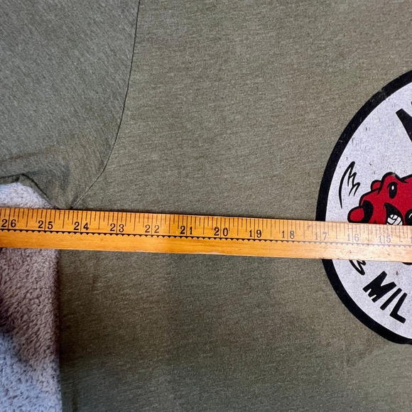 Movement Military Airplane Graphic T-Shirt XXL Olive Green Mens Tee Next Level - Picture 10 of 10